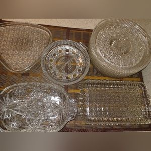 Crystal dinnerware set